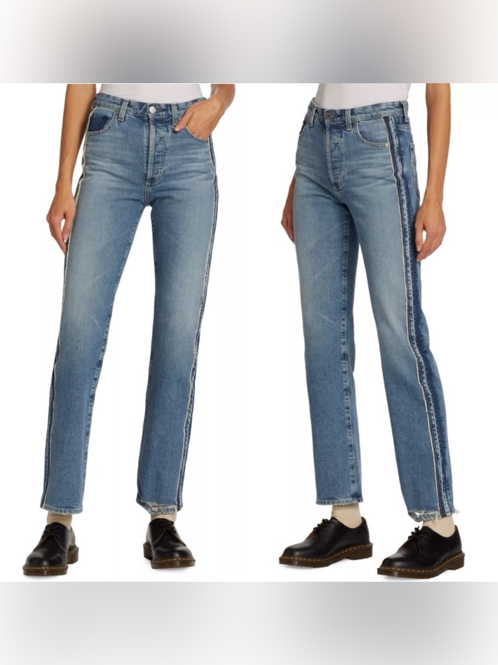 AG Contour 360 Alexxis Straight Released Leg Jeans 27R - Picture 2 of 16